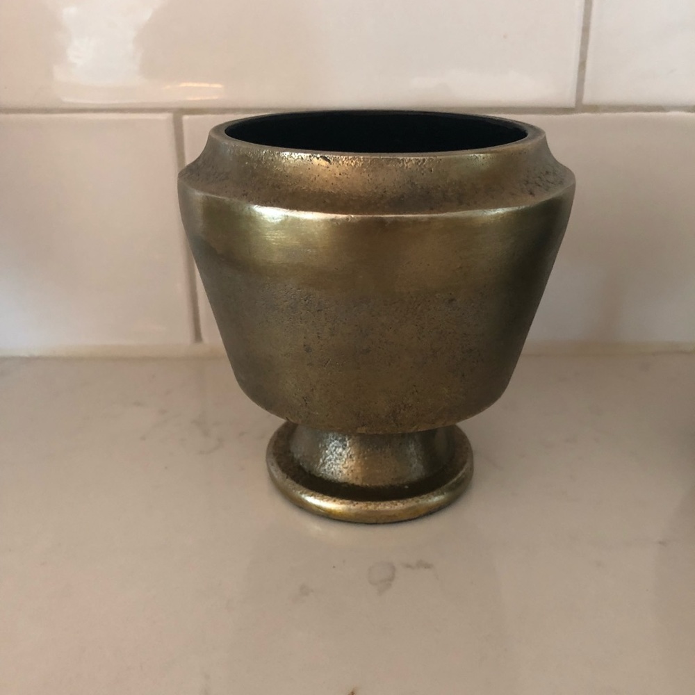 CB2 Small Brass Vase
